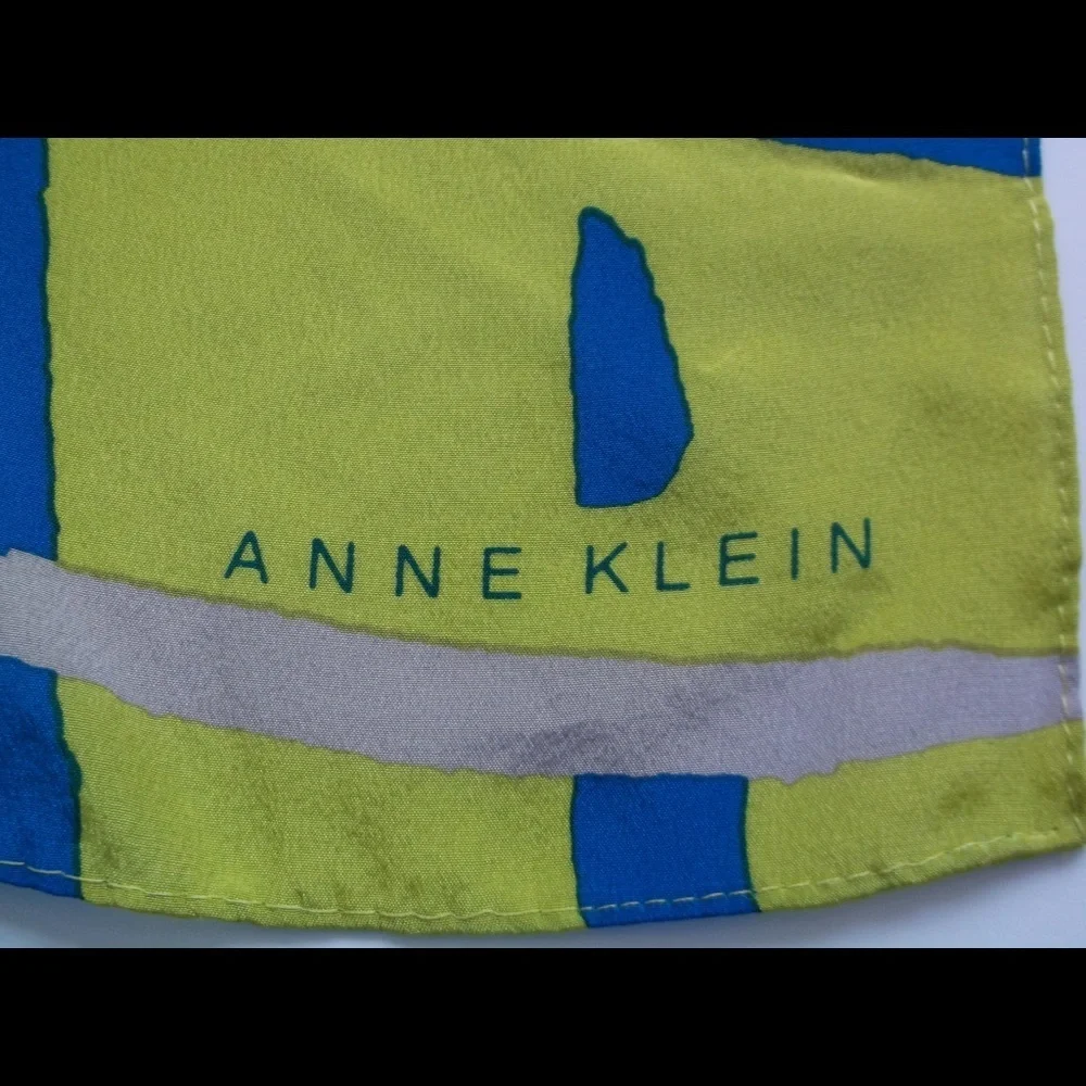 Vintage Anne Klein Floral Scarf